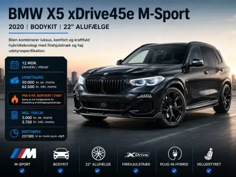 BMW X5 xDrive45e M-Sport 3,0