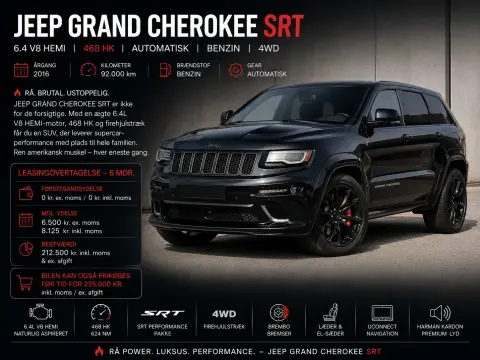 Jeep Grand Cherokee SRT 6,4