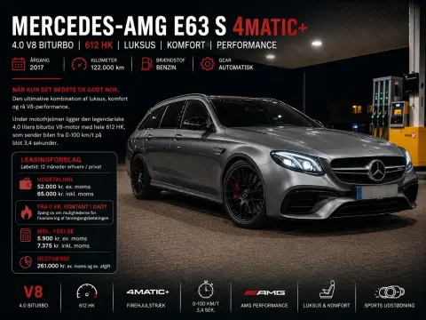 Mercedes AMG E63 S 4MATIC+ 4,0