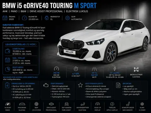 BMW i5 eDrive40 T M Sport